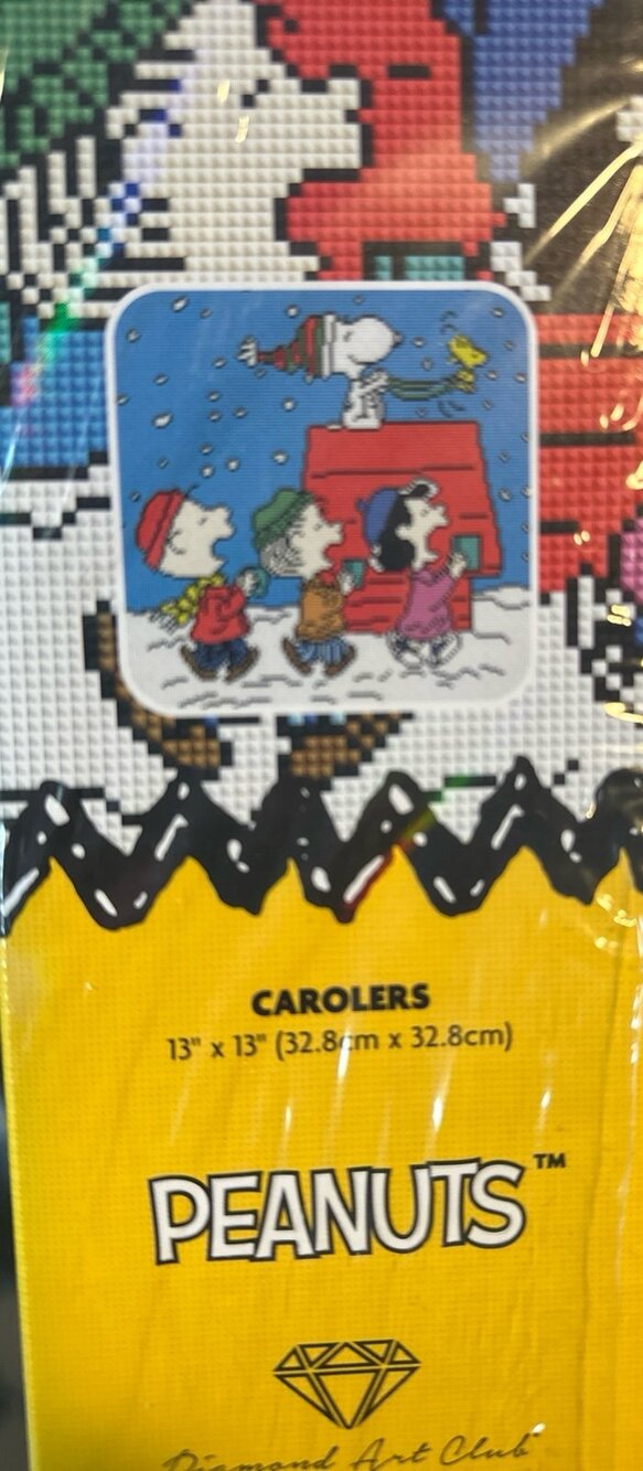 Carolers by Peanuts Diamond Art Club Sealed OOS
